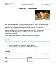 Rapport 3 Fordøjelse af brødprodukter Isabella S. Gram. .docx