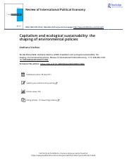 Capitalism and ecological sustainability the shaping of environmental policies(1).pdf