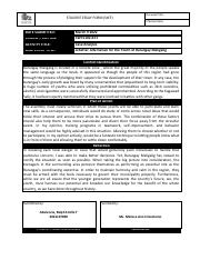 Abulencia_RE_CWTS102_B71_Case analysis Essay A Better Alternative for the Youth of Barangay Maligali