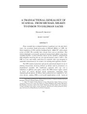 A TRANSACTIONAL GENEALOGY OF SCANDAL FROM MICHAEL MILKEN TO ENRON TO GOLDMAN SACHS.pdf