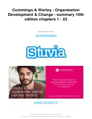Stuvia-300594-cummings-en-worley-organization-development-en-change-summary-10th-edition-chapters-1-