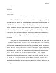 Of mice and men essay.docx