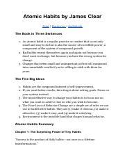 Jordan Beeler - Atomic Habits by James Clear Summary.pdf