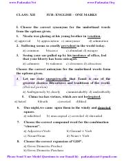 59-12th English - One Marks Question Paper - PDF Download.pdf