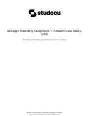 amazon case study strategic management pdf