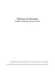 SLO Theories of Deviance.docx