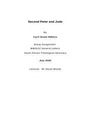 2 Peter and Jude.docx