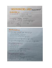 Trigonometry Unit Assignment.docx