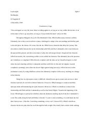 Offred's Internal Conflicts Essay
