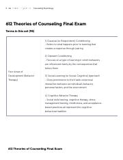 612 Theories of Counseling Final Exam Flashcards _ Quizlet.pdf
