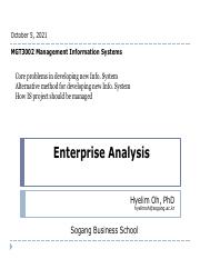 [MGT3002] Week 06-1 Enterprise Analysis필기.pdf