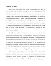 Connected, But Alone Essay.docx