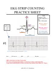EKG Strip Counting Practice - Student Version.pdf
