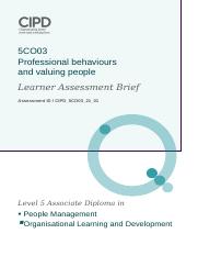 5CO03 Professional behaviours and valuing people - June 2021  Assignment Brief (12).docx