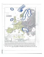 NATO and Warsaw Pact Map