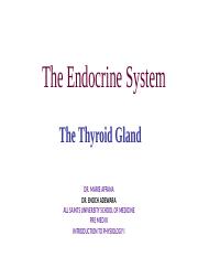Lecture 4 - The Thyroid Gland.pptx