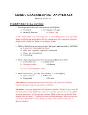 V22 - M8 DBA_Exam Review-Answer Key.rtf