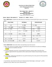 Business Mathematics - Summative Test 1 v2.docx