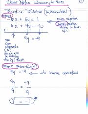 Class Notes 1-6-21 Solving for a System of Equations.pdf