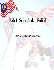 Penubuhan malaysia tarikh Sejarah