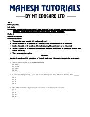 Maths Mock Test Paper - Term 1.pdf