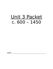APWH Unit 3 Packet