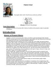 Case study young female asthma Isabella J..docx