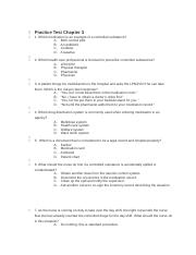 pharmacology chapter 3 practice test