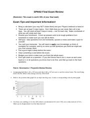 SPH4U Final Exam Review.doc