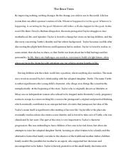 Реферат: The Bean Trees 2 Essay Research Paper