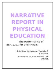 NARRATIVE REPORT IN PHYSICAL EDUCATION.docx