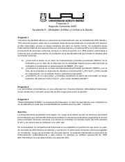 Finanzas II 2.2023 - Ayudantia 05 enunciado.pdf