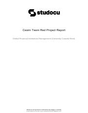 cesim-team-red-project-report. Studocu .pdf