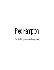 Fred Hampton.pptx