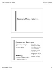 Treasury bond futures trading strategy
