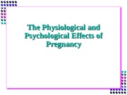 physiological changes in pregnancy