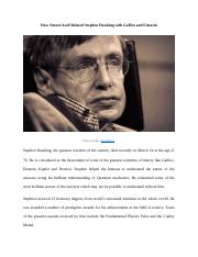 Amazing Linkage of Stephen Hawking with Galileo and Einstein.docx