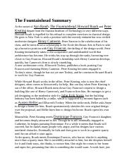 The Fountainhead Summary.docx