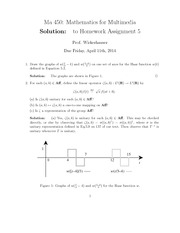 Homework 5 Solution
