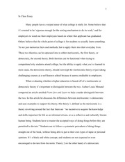 College and Learning Essay