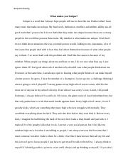 what makes you unique essay job application