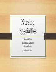 Nursing Specialities.pptx