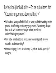 Counterarguments Journal Entry.pdf