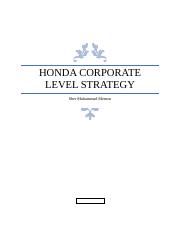 Sher Article Honda Corporate strategy.docx
