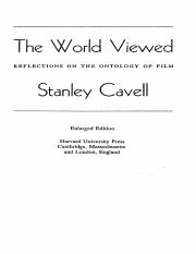Cavell, Stanley - Photography and Screen - Pgs. 23-25.pdf