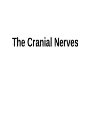 Cranial Nerves--DONE.ppt