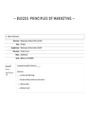 principles of marketing final exam principles of marketing final exam