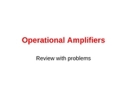 EE 302 - Review - Op Amp Review