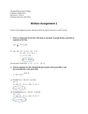 MAT-231 _ Written Assignment 1