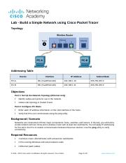 4.5.7 Lab - Build a Simple Network.docx